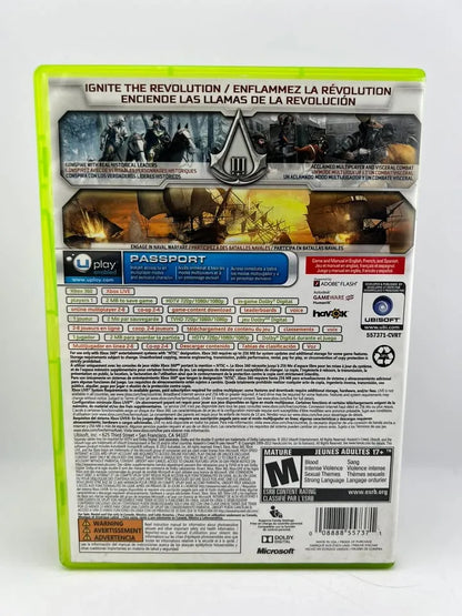 Assassin's Creed III 3 Édition Spéciale Xbox 360 X360