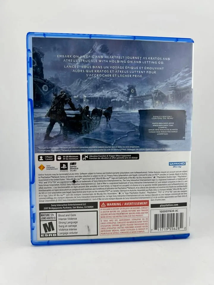God Of War Ragnarök Playstation 5 PS5