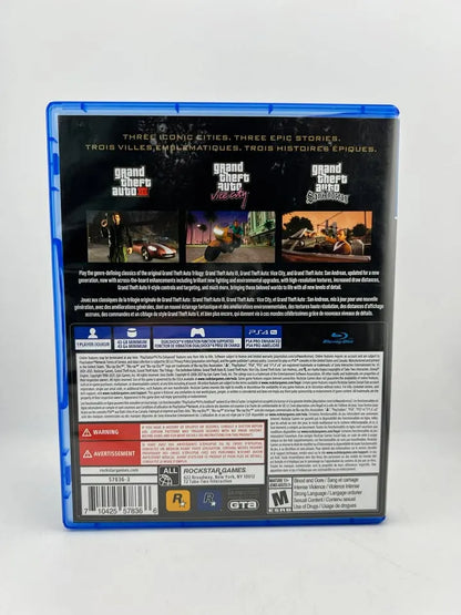 Grand Thef Auto The Trilogy The Definitive Edition Playstation 4 PS4
