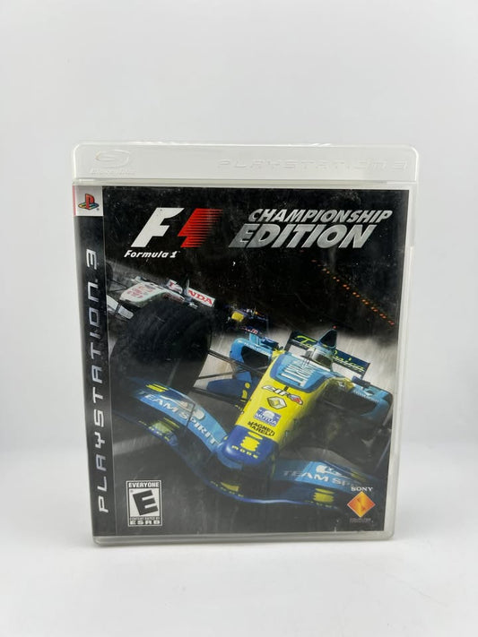 F1 Championship Edition PLAYSTATION 3 PS3