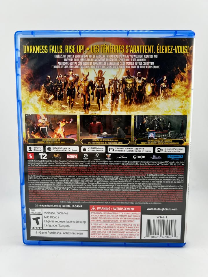 Marvel Midnight Suns Enhanced Edition Playstation 5 PS5