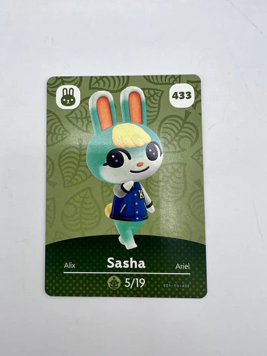 Sasha #433 Animal Crossing Series 5 Amiibo Cards