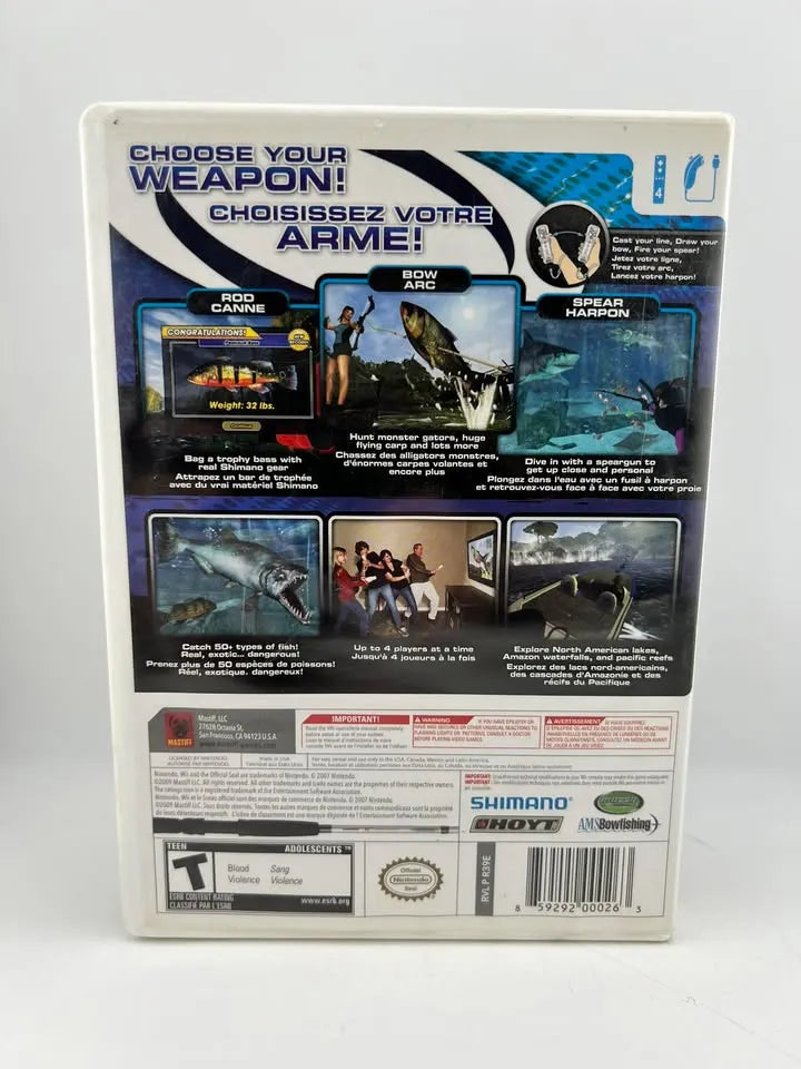 SHIMANO XTREME FISHING NINTENDO WII