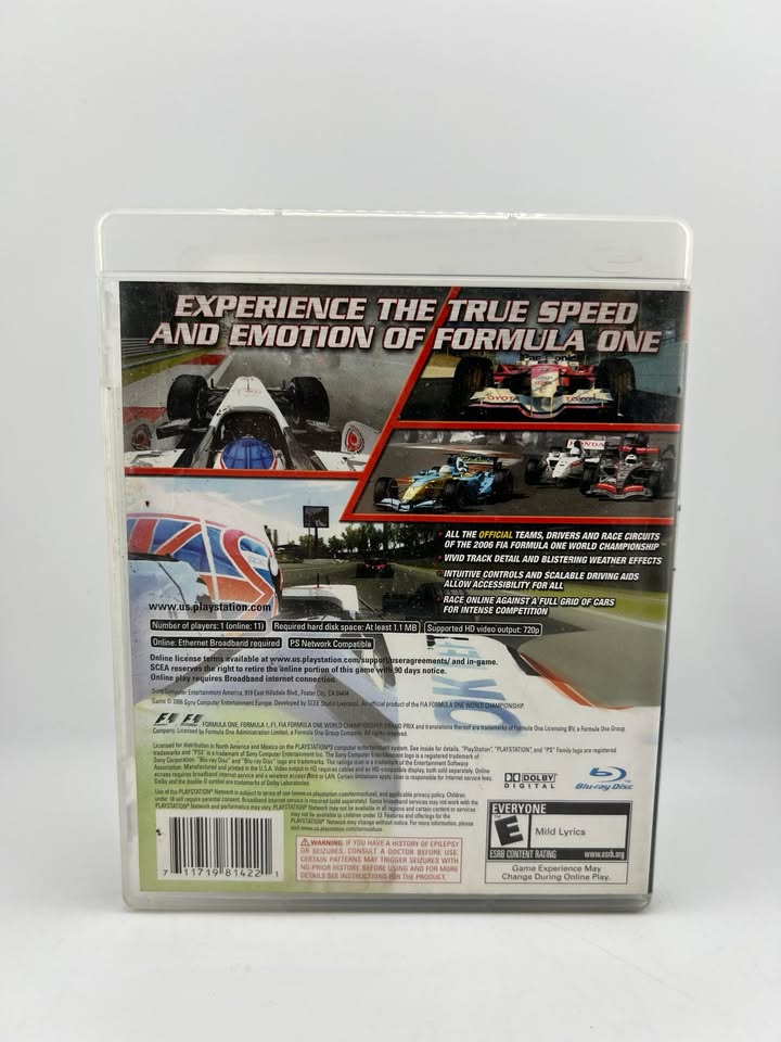 F1 Championship Edition PLAYSTATION 3 PS3