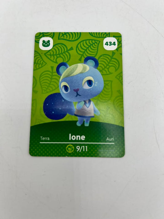 Ione #434 Animal Crossing Series 5 Amiibo Cards