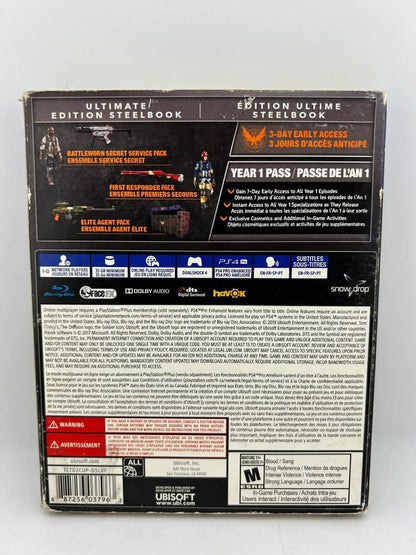 Tom Clancy's The Division 2 Édition Ultime Steelbook Playstation 4 PS4