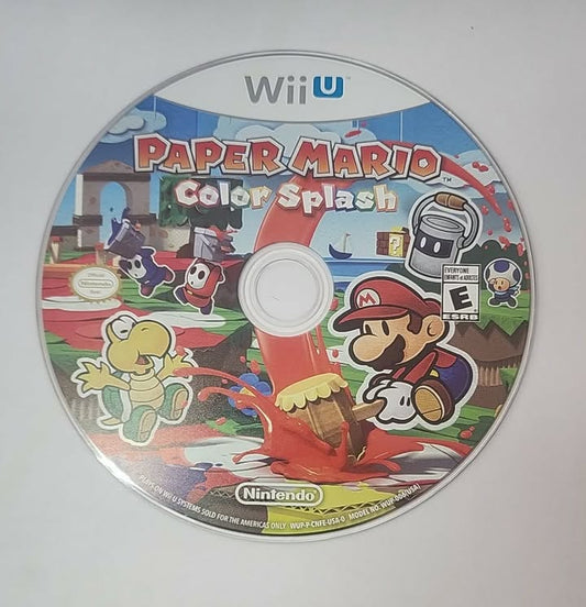 Paper Mario Color Splash Nintendo WIIU