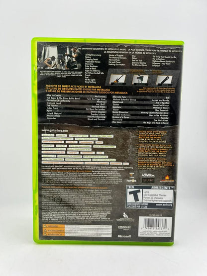 Guitar Hero Metallica XBOX 360 X360