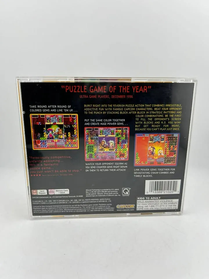 Super puzzle Fighter II 2 Turbo Playstation PS1