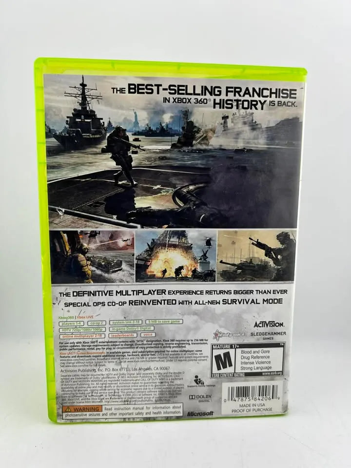 Call Of Duty Modern Warfare 3 Xbox 360 X360