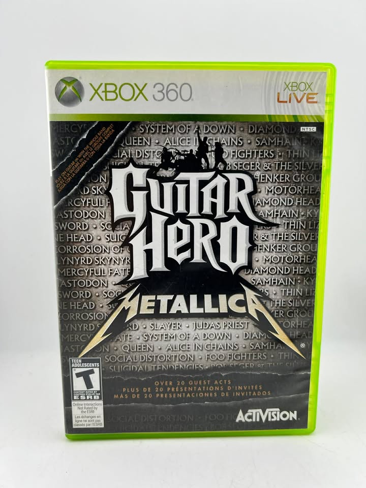 Guitar Hero Metallica XBOX 360 X360