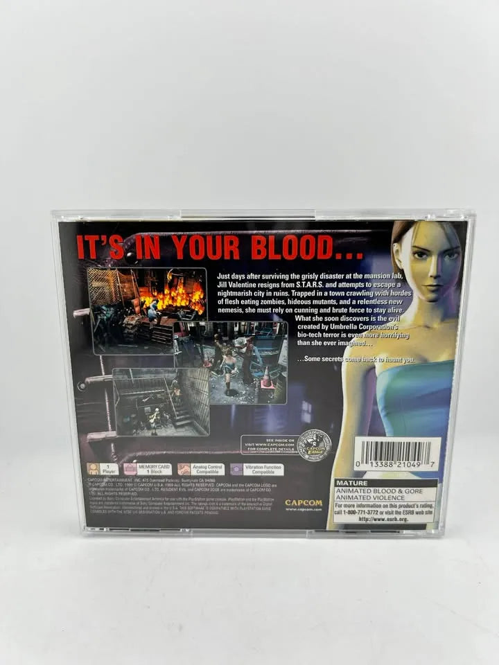 Resident Evil 3 Nemesis Playstation PS1