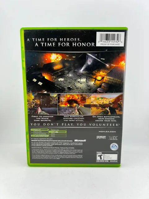 MEDAL OF HONOR EUROPEAN ASSAULT (XBOX)