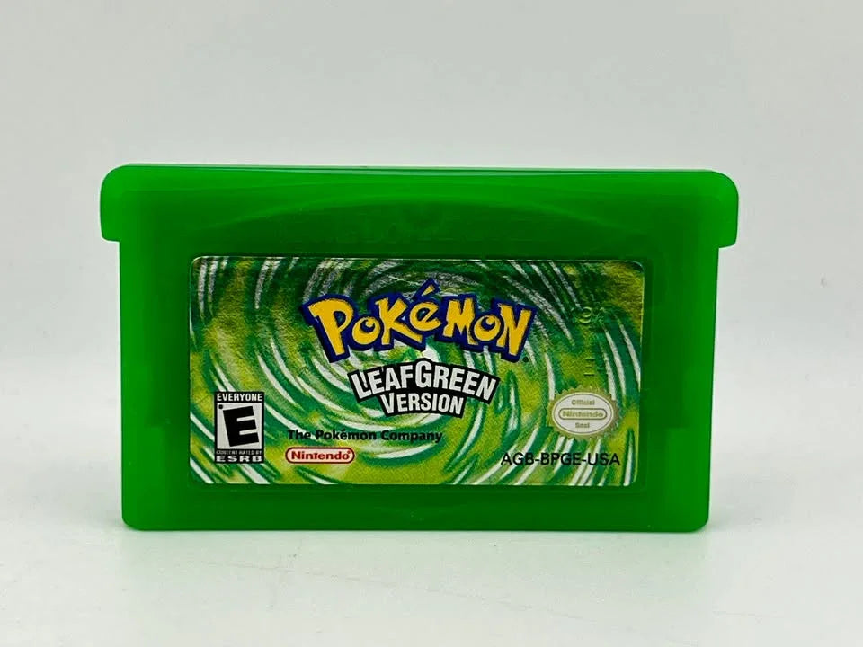 Pokemon Leafgreen Version Game Boy Advance Gba