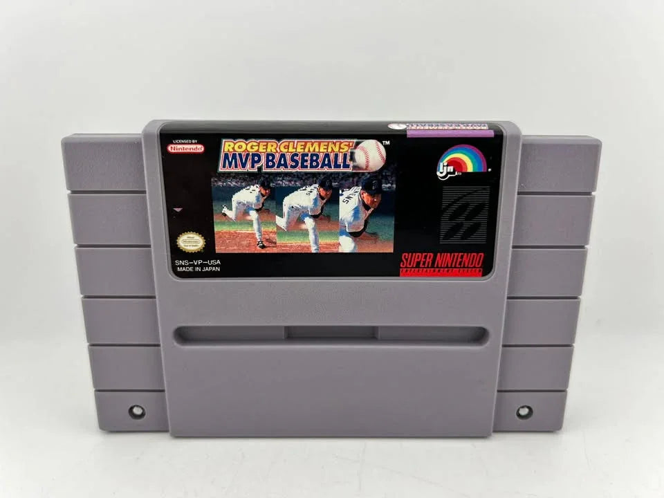 ROGER CLEMENS MVP BASEBALL SUPER NINTENDO SNES