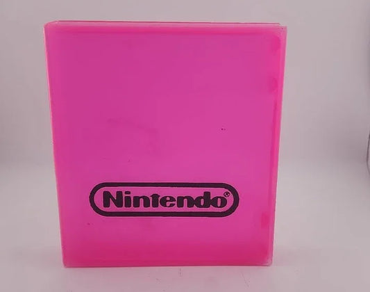 Boitier de plastique Rose avec Logo Nintendo Nes