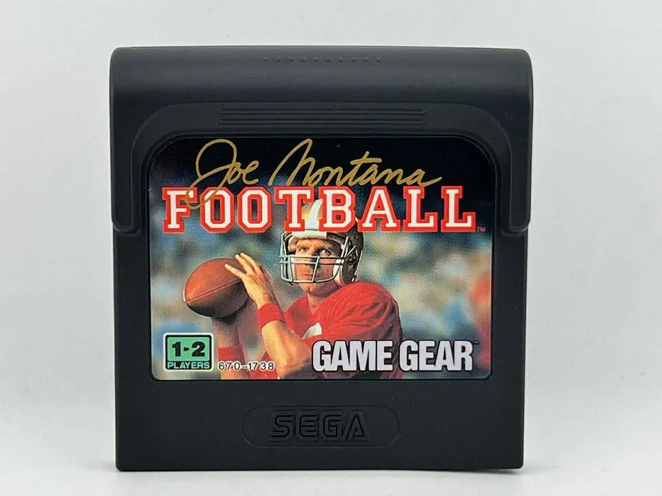 Joe Montana Football Sega Game Gear SGG