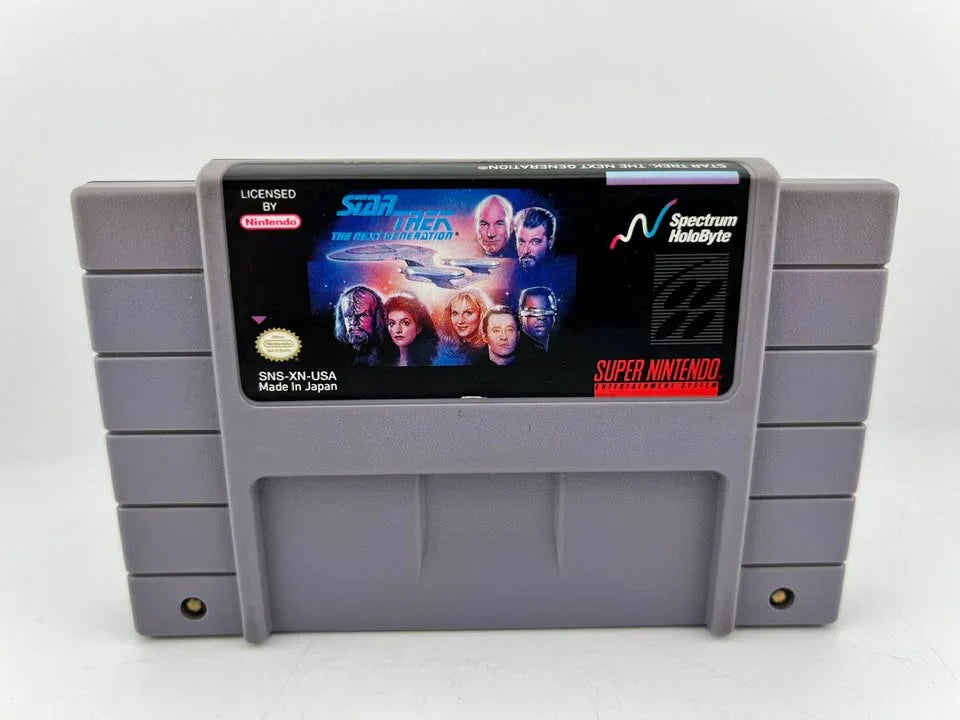 STAR TREK THE NEXT GENERATION SUPER NINTENDO SNES