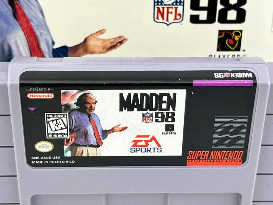 MADDEN NFL 98 EN BOITE SUPER NINTENDO SNES