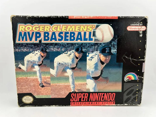 ROGER CLEMENS MVP BASEBALL SUPER NINTENDO SNES