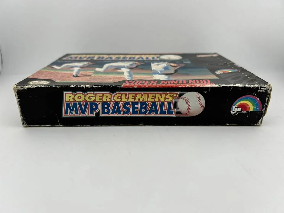 ROGER CLEMENS MVP BASEBALL SUPER NINTENDO SNES
