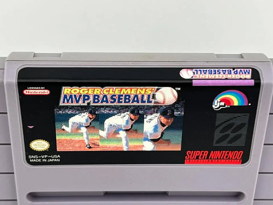 ROGER CLEMENS MVP BASEBALL SUPER NINTENDO SNES
