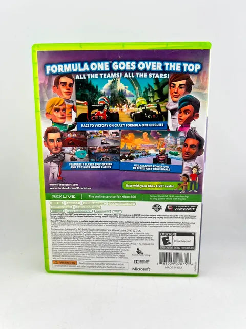 F1 Race Stars Xbox 360 X360