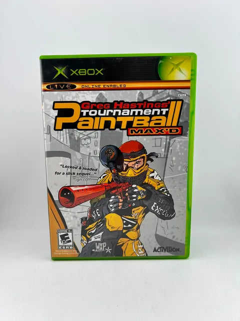 GREG HASTINGS TOURNAMENT PAINTBALL MAXED XBOX