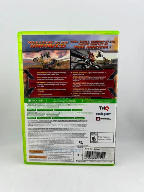 Mx Vs Atv Untamed Platinum Hits Xbox 360 X360