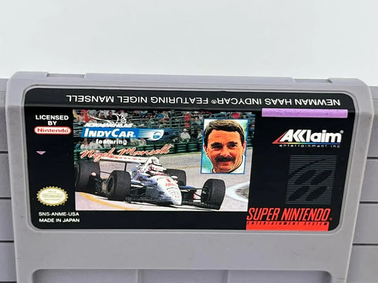 NEWMAN HAAS INDYCAR FEATURING NIGEL MANSELL SUPER NINTENDO SNES