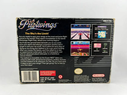 Pilotwings Super Nintendo Snes