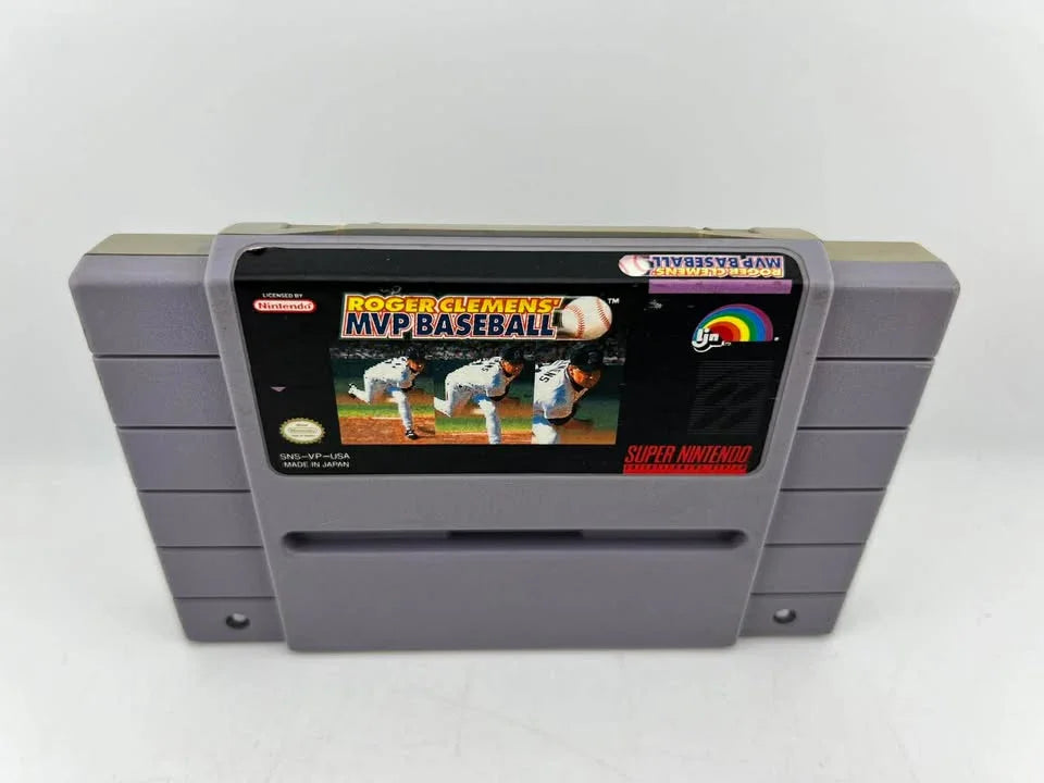 ROGER CLEMENS MVP BASEBALL SUPER NINTENDO SNES
