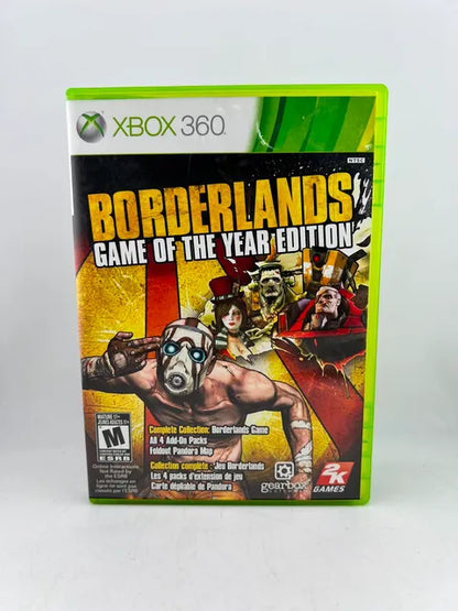 Borderlands Game Of The Year Edition Xbox 360 X360