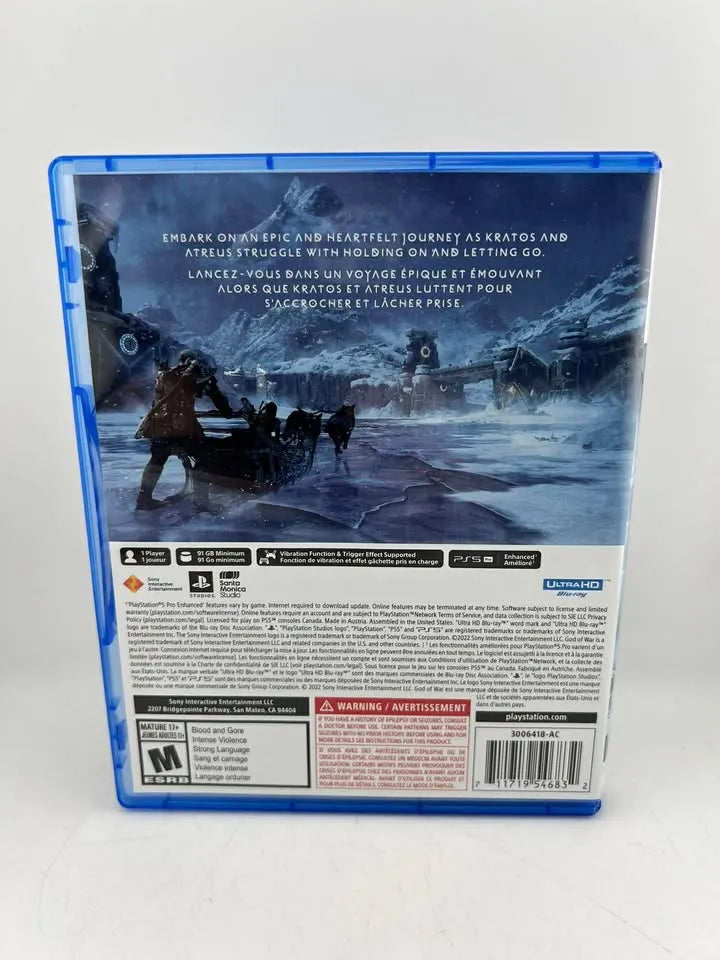 God Of War Ragnarök Playstation 5 PS5