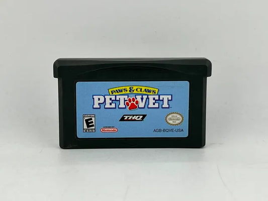Paws And Claws Pet Vet Game Boy Advance GBA