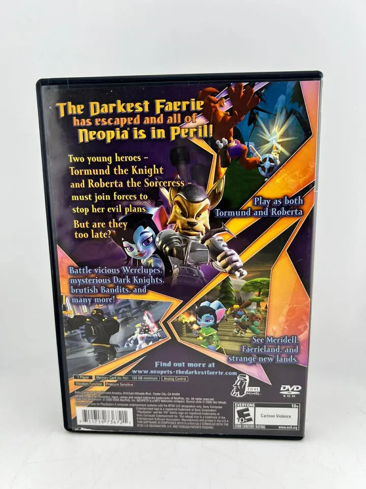 NeoPets the Darkest Faerie Playstation 2 PS2