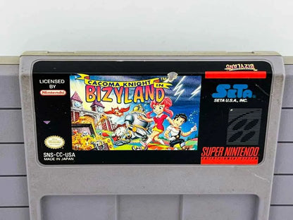 Cacoma Knight In Bizyland Super Nintendo Snes