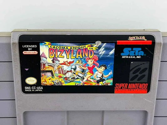 Cacoma Knight In Bizyland Super Nintendo Snes