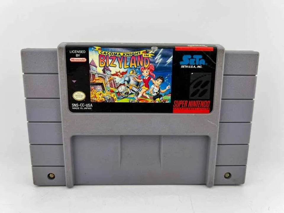 Cacoma Knight In Bizyland Super Nintendo Snes