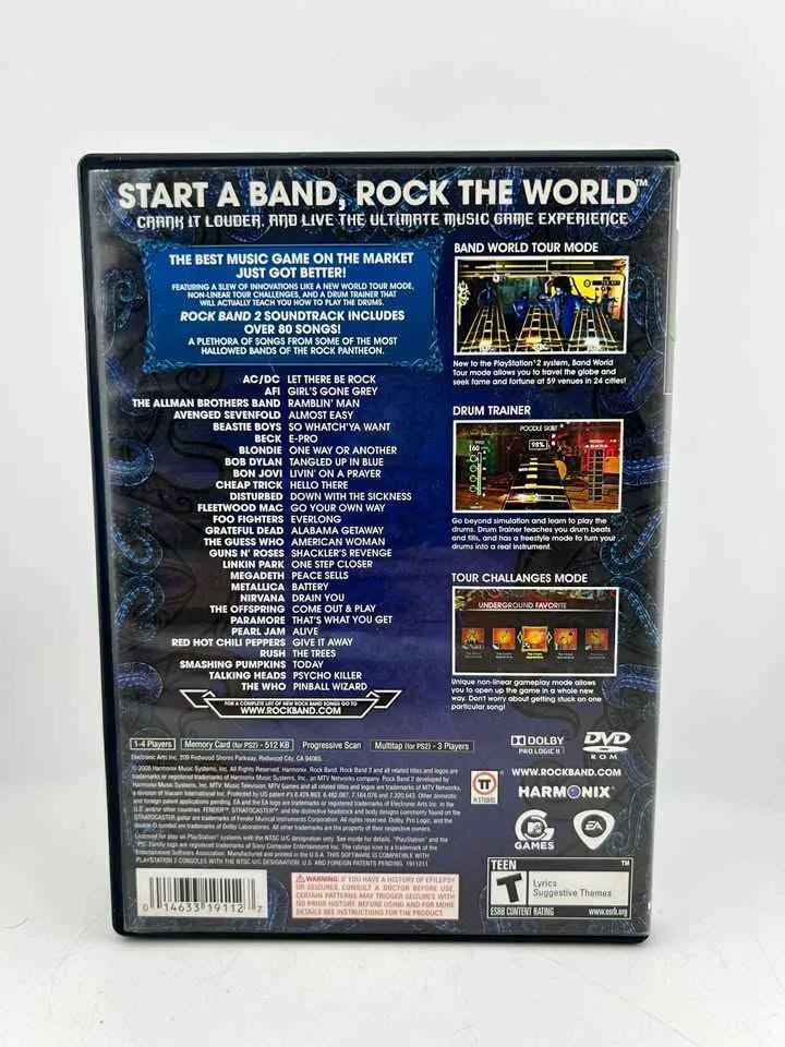 Rock Band 2 Playstation 2 PS2