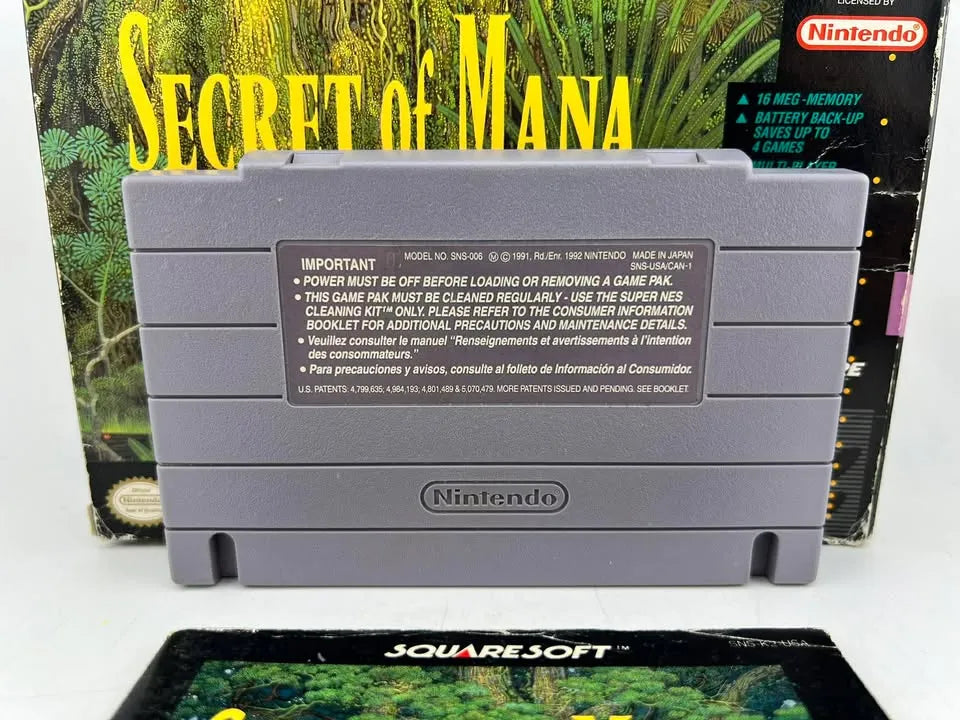 Secret of Mana Super Nintendo Snes