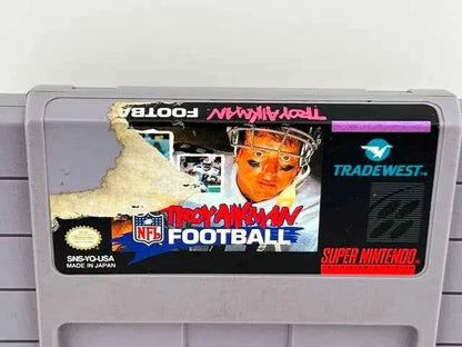 Troy Aikman NFL Football Super Nintendo SNES