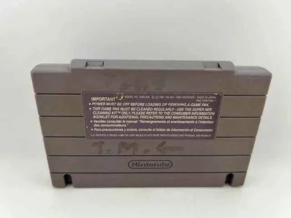 Troy Aikman NFL Football Super Nintendo SNES