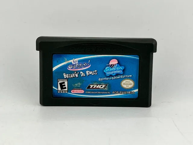 SpongeBob SquarePants and Fairly OddParents Game Boy Advance GBA