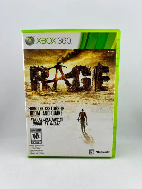 Rage Xbox 360 X360