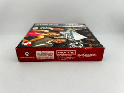 World Poker Tour Nintendo Game Boy Advance Gba