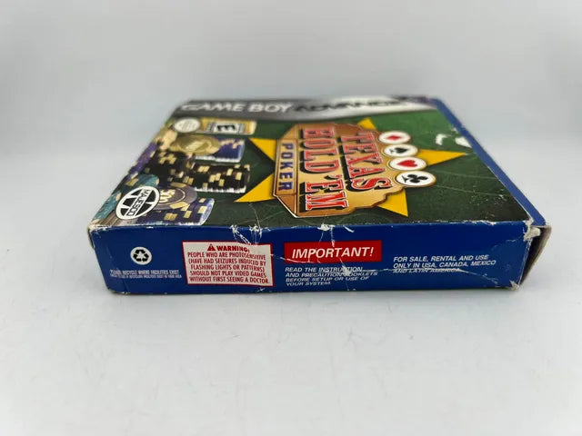 Texas Hold Em Poker Game Boy Advance GBA