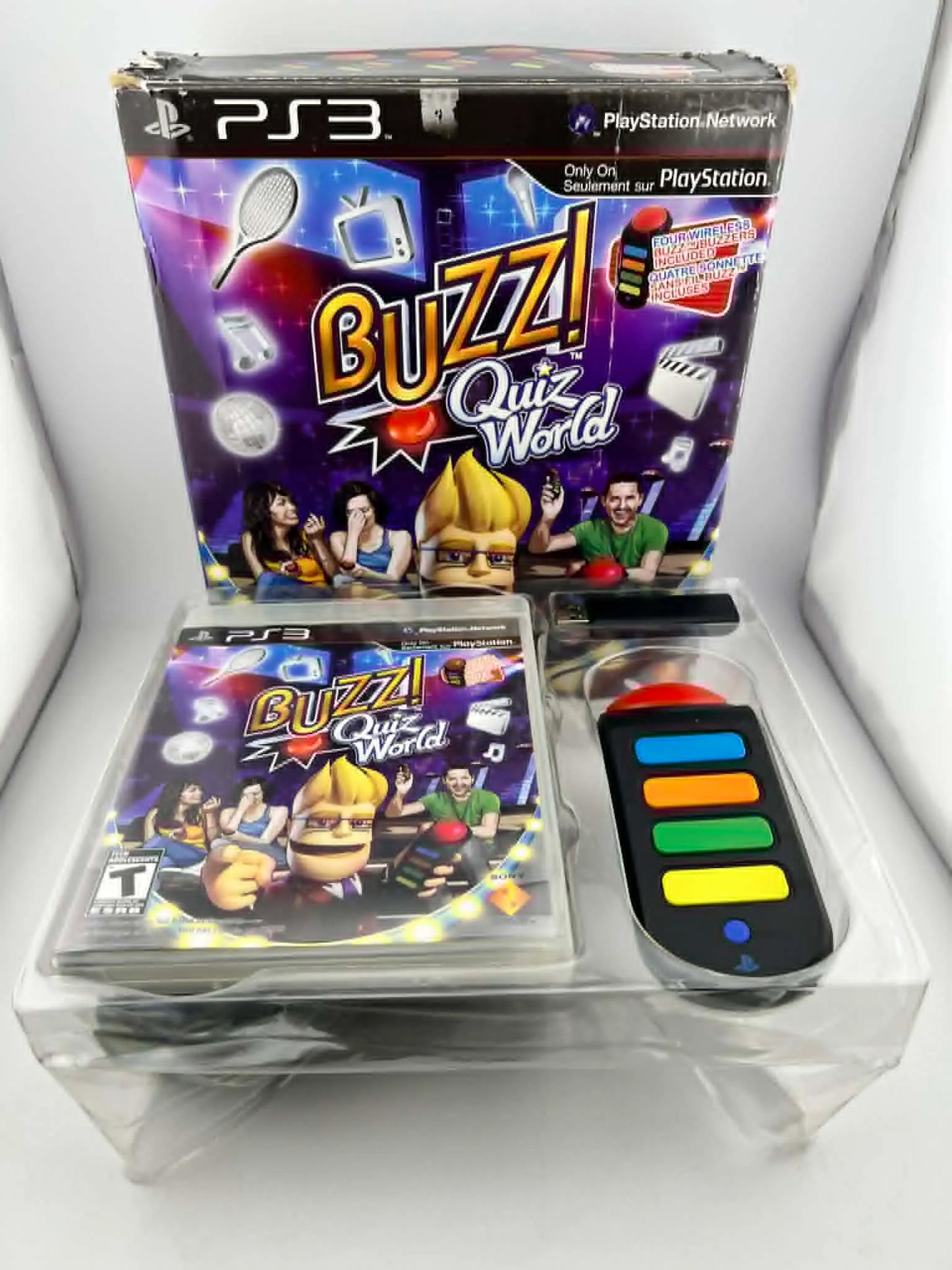 Buzz! Quiz World 4 Manettes En boite Playstation 3 PS3
