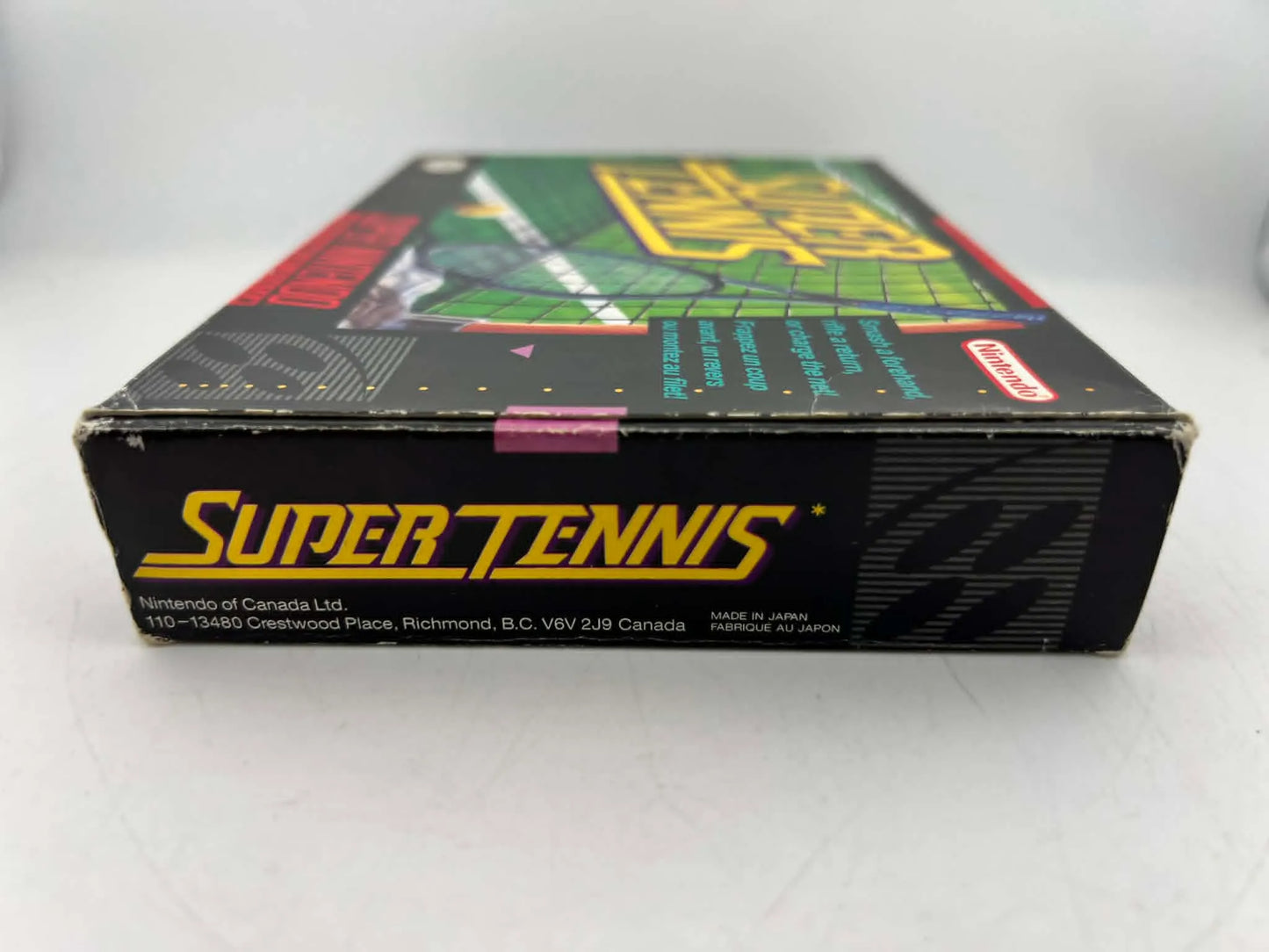 SUPER TENNIS EN BOITE SUPER NINTENDO SNES