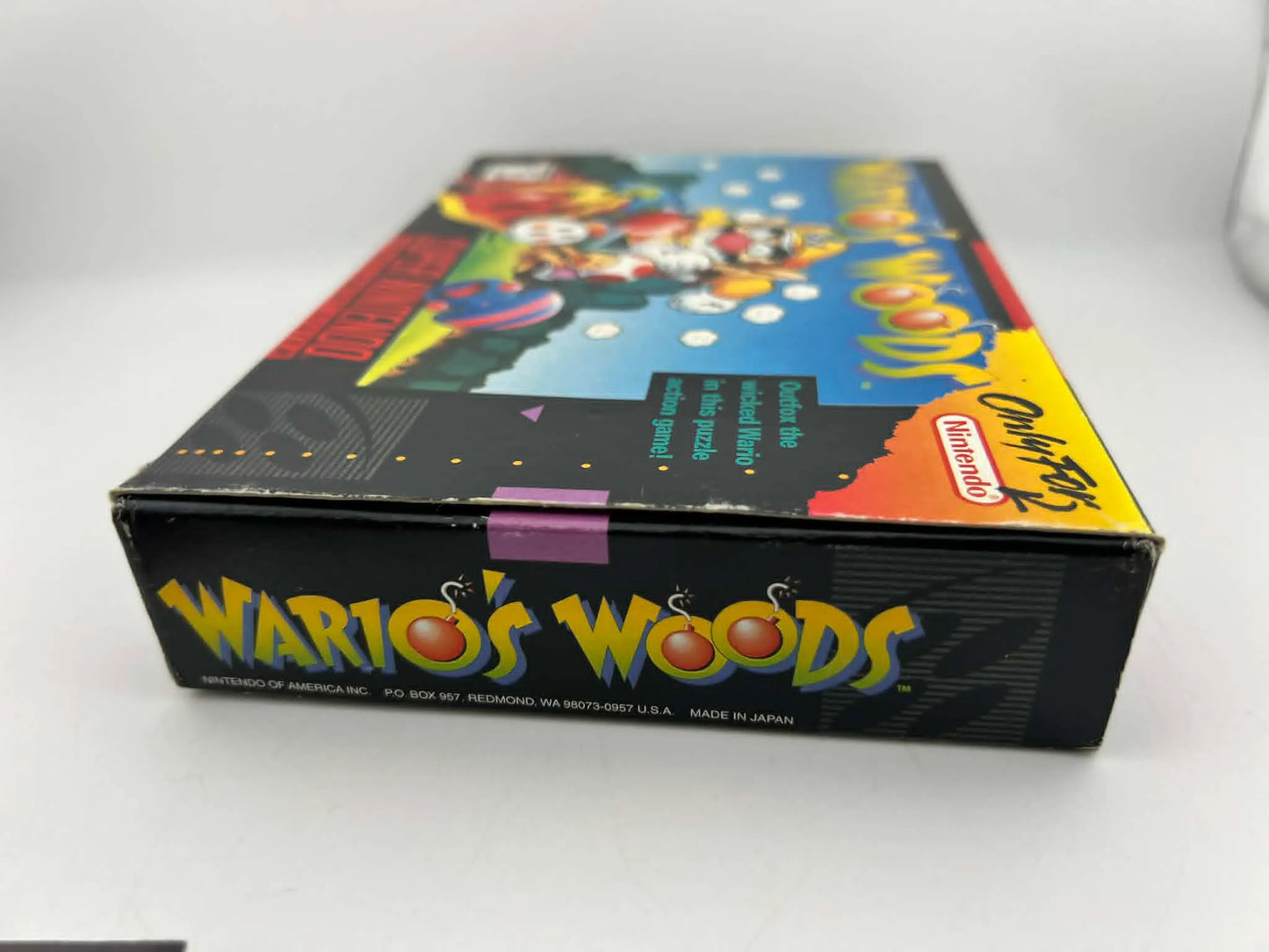 WARIO'S WOODS EN BOITE SUPER NINTENDO SNES
